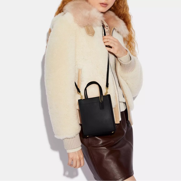 NWT Coach Mini Cashin Tote Glovetanned Calf Leather Crossbody C4828 - Picture 12 of 12